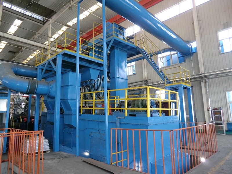 wqyc系列連續(xù)搖床式拋丸清理機